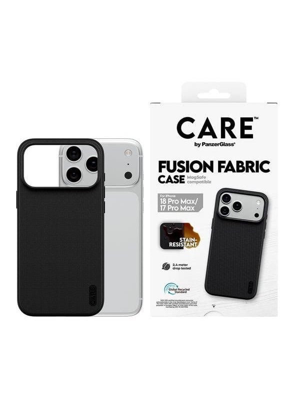 CARE by PanzerGlass Fusion Fabric Case Black w MagSafe Apple iPhone 18 Pro Max  17 Pro Max