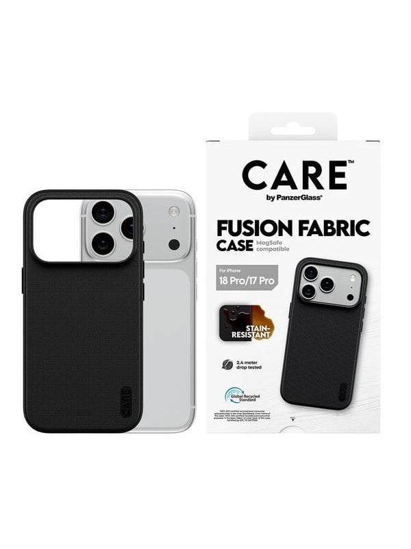 CARE by PanzerGlass Fusion Fabric Case Black w MagSafe Apple iPhone 18 Pro  17 Pro