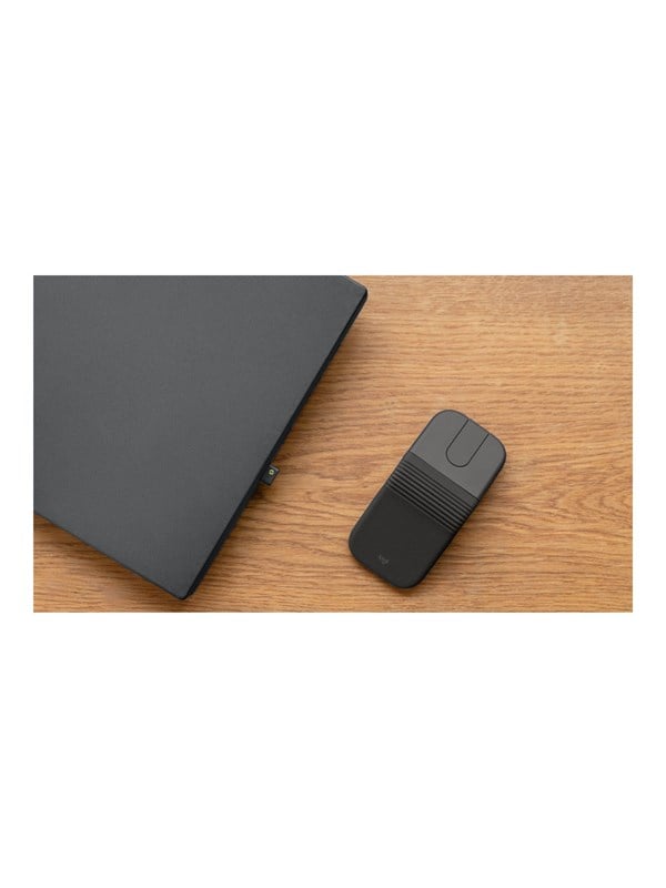 Logitech Mobi Fold for Business - mouse - Bluetooth 50 LE 24 GHz - graphite - Maus Schwarz
