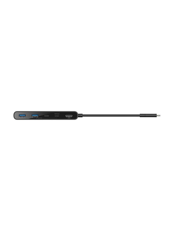 Belkin Belkin Connect 7-in-1 USB-C Hub mit Dual USB-C Ports, schwarz