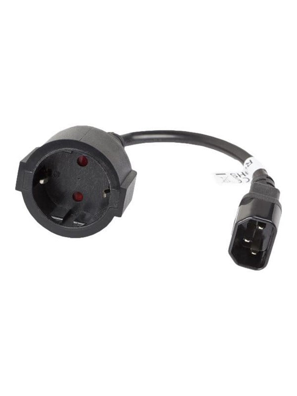 Lanberg - power cable - IEC 60320 C14 to power CEE 77 - 20 cm