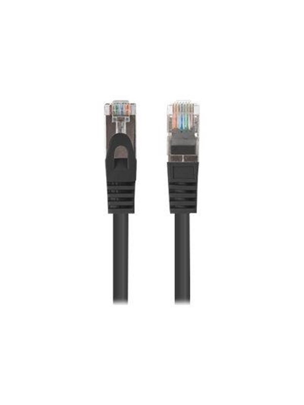 patch cable - 2 m - black RAL 9004 - Schwarz - 2 meter