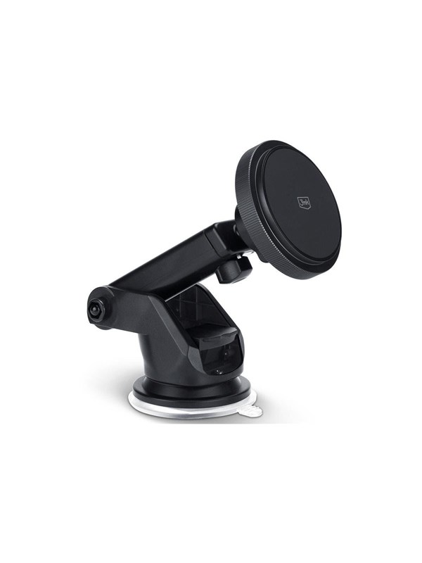 Image of 3mk Car MagCharger car wireless charging holder - with MagSafe for window & dashboard - 15 watt