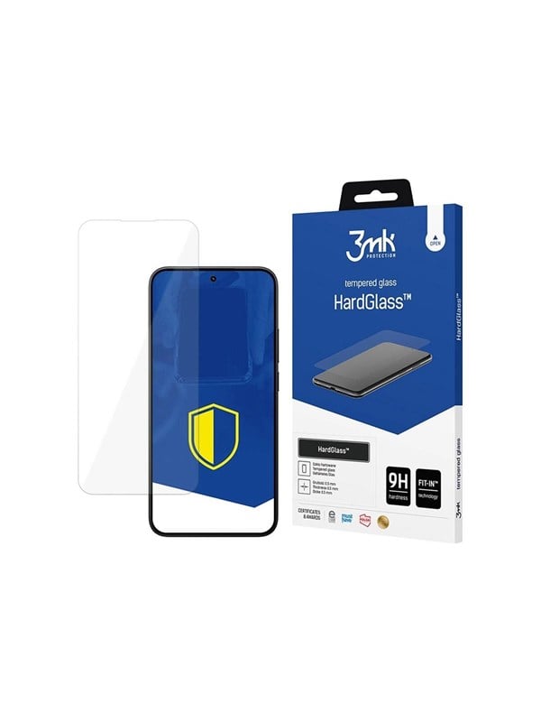 Schutzfolie 3MK HardGlass für Xiaomi 15T, gehärtetes Glas, Vollkleber