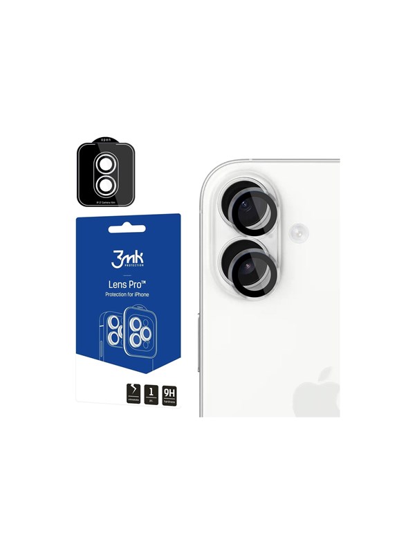 Schutzfolie Rückkamera 3MK Protection Pro für Apple iPhone 17, Gehärtetes Glas, Transparent