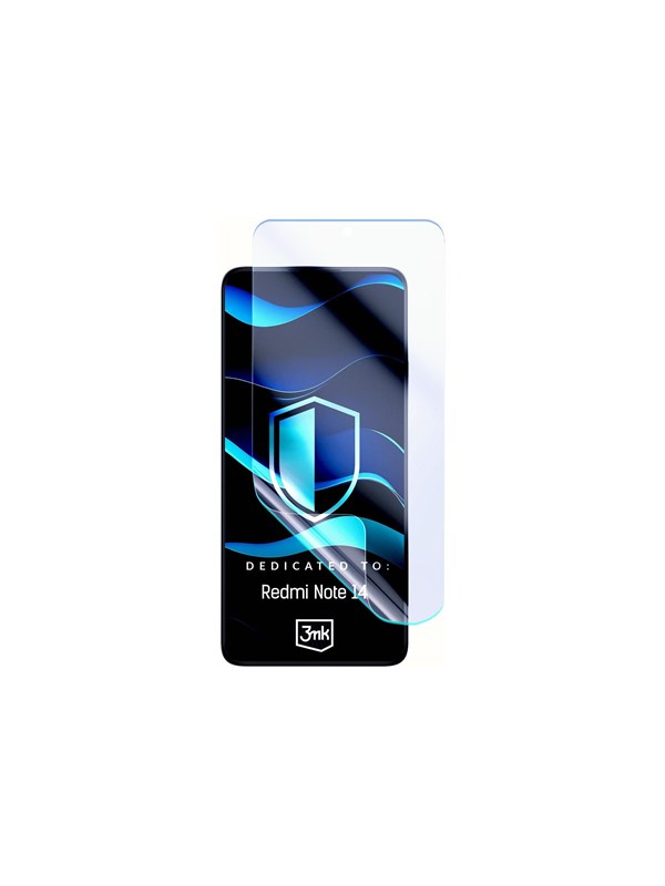 3MK FlexibleGlass Displayschutzfolie für Xiaomi Redmi Note 14 5G, Flexibles Glas, Vollklebend