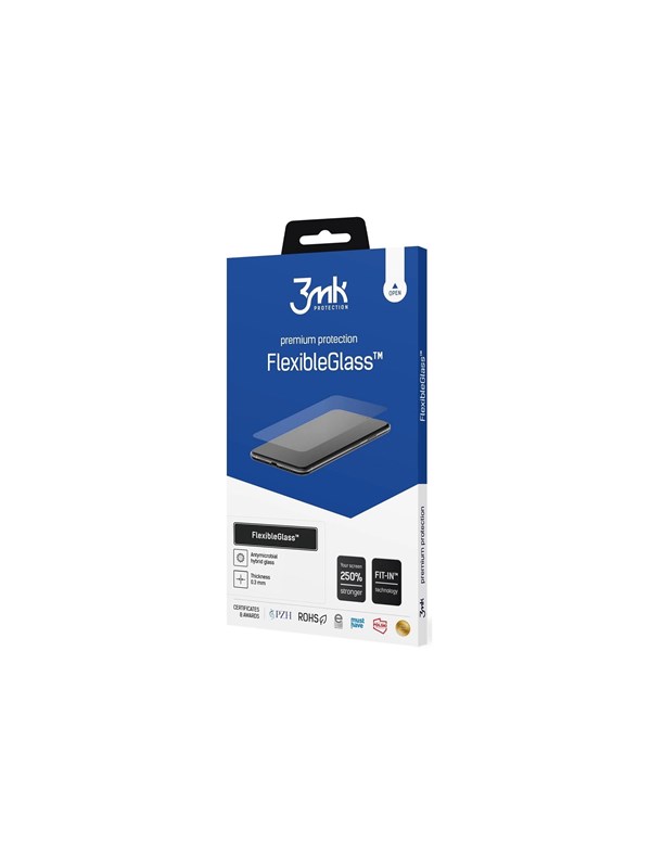 3MK FlexibleGlass Displayschutzfolie für Samsung Galaxy S25+ S936, Flexibles Glas, Vollkleber