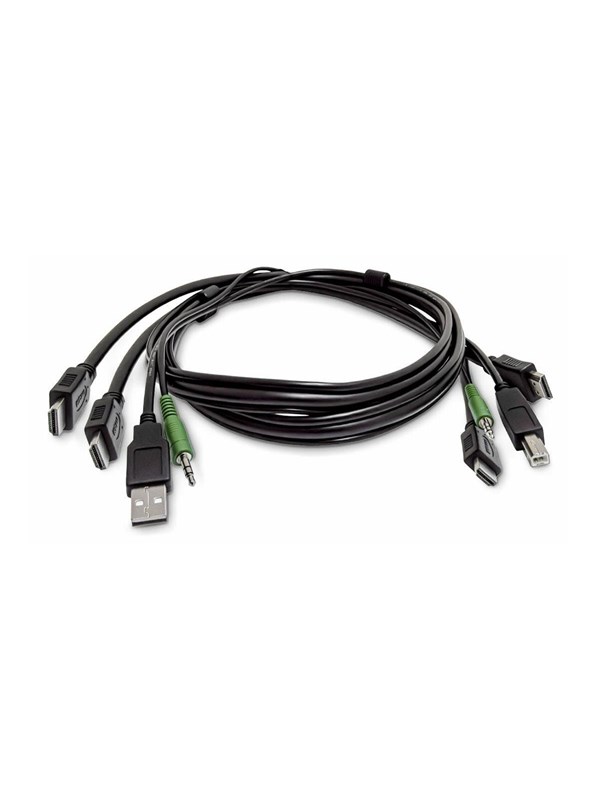 KVM-Kabel StarTech SK2HDMMKVM06-TAA HDMI Dual 1,8 m USB 2.0 Audio