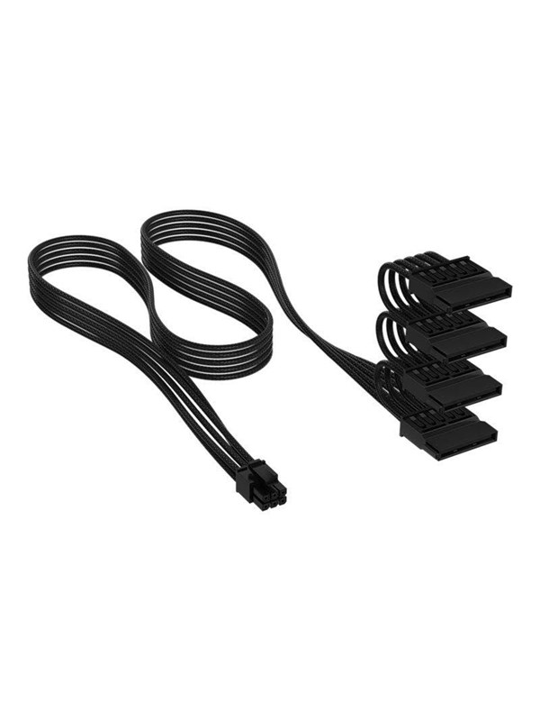 Kabel Corsair CP-8920454 4 SATA 15-polig 0,75 m Schwarz