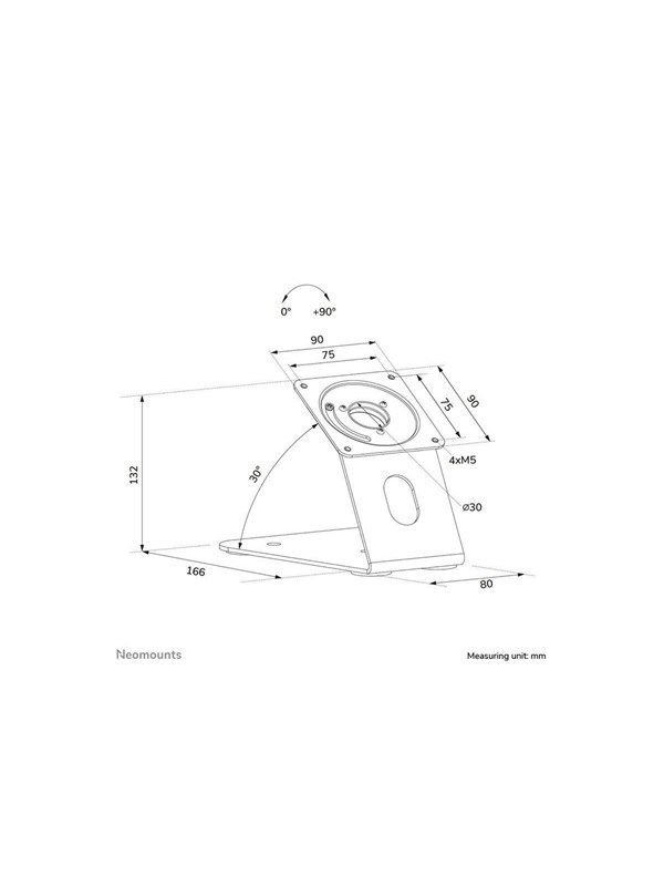 Image of Neomounts DS15-629BL1 stand - for tablet - black - Max 3 kg - recommended for
