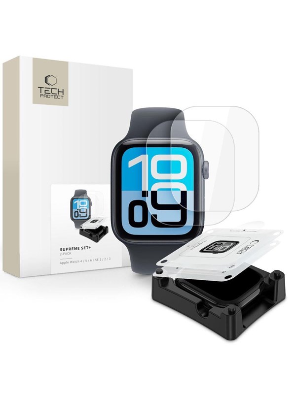 Tech-Protect Supreme Set 2-Pack Hydrogel Film for Apple Watch 40mm