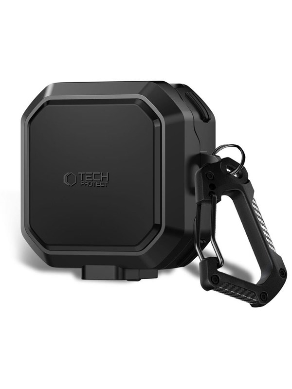 Image of Tech-Protect Carbonox MagSafe Case for Samsung Galaxy Buds 4 / 4 Pro - Black