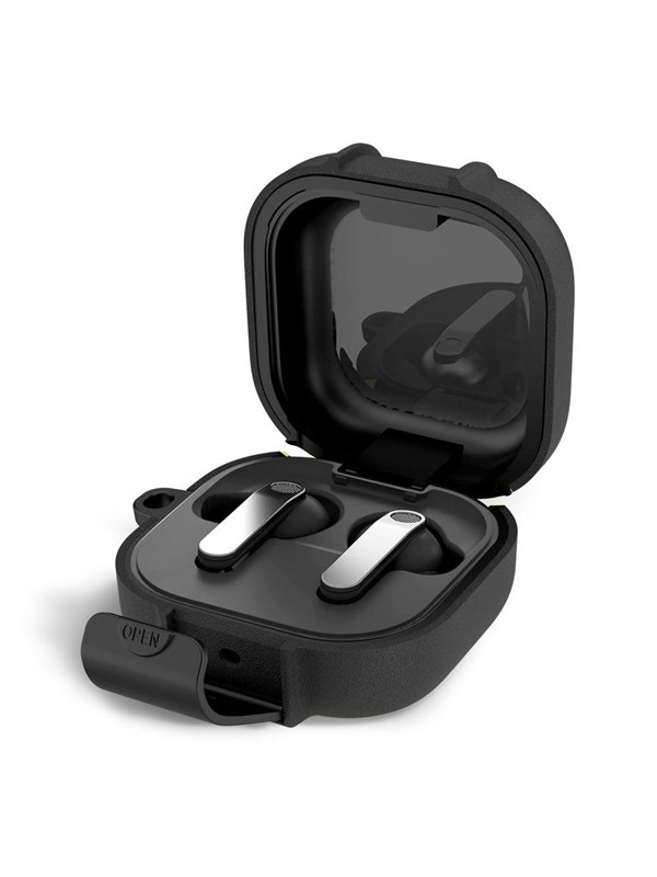Image of Tech-Protect Slim Hook Case for Samsung Galaxy Buds 4 / 4 Pro - Black