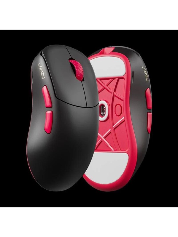 Lamzu Thorn V2 (Black/Red) - Gaming Maus (Schwarz)