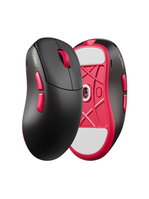 Lamzu Thorn V2 BlackRed - Gaming Maus Schwarz