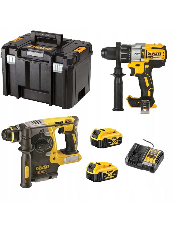Image of Dewalt DCK229P2T-QW 6-piece power tool set