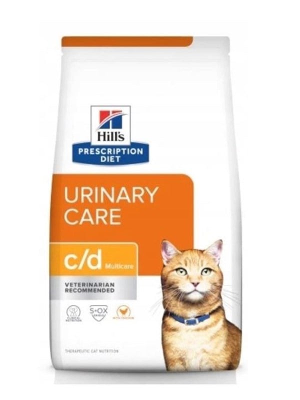 Hills PRESCRIPTION DIET Feline cd Urinary Care Multicare Trockenfutter fr Katzen Huhn 8kg
