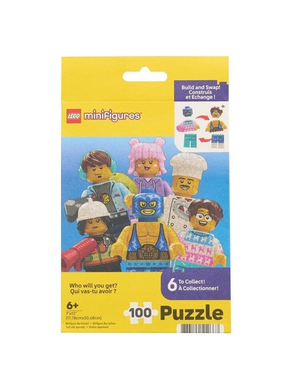 LEGO Minifigures Blind Bag Puzzle 100 Pcs - assorted