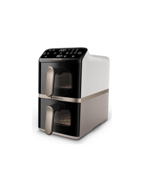 Philips 4000 Series NA462 - double hot air fryer - silk beigewhite