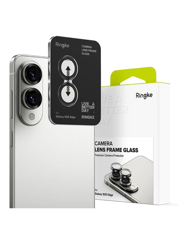 Ringke Quick Set Tempered Glass for Samsung Galaxy S25 Edge - Clear