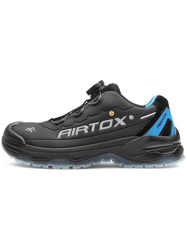 AIRTOX TX11 Sicherheitsschuhe TX11 TransAm Whitelayer Nageldurchtrittschutz PRO smart lacing schwarzblau - Str 45