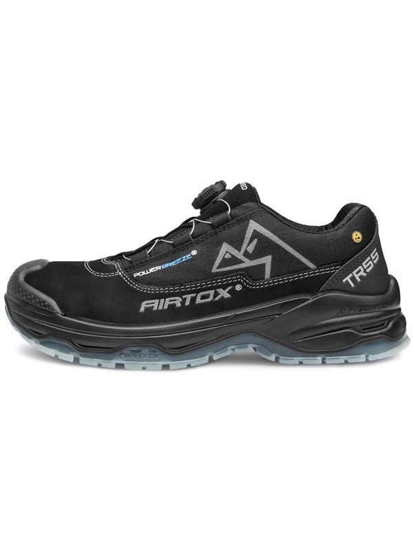 AIRTOX TR55 Sicherheitsschuhe Whitelayer Nageldurchtrittschutz PRO smart lacing schwarz - Gr 40
