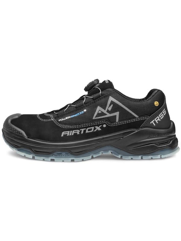 AIRTOX TR55 Sicherheitsschuhe Whitelayer Nageldurchtrittschutz PRO smart lacing schwarz - Gr 42
