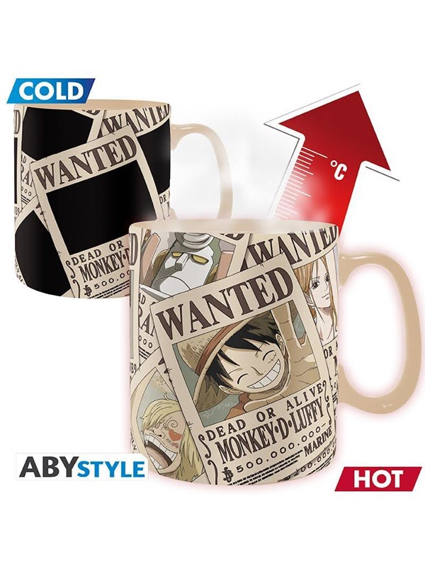 Image of ABYstyle - One Piece - Wanted Heat Change Mug - Becher