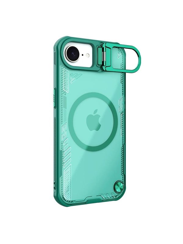 Nillkin Iceblade Prop Magnetic Case with Stand for iPhone 16e  17e - Green