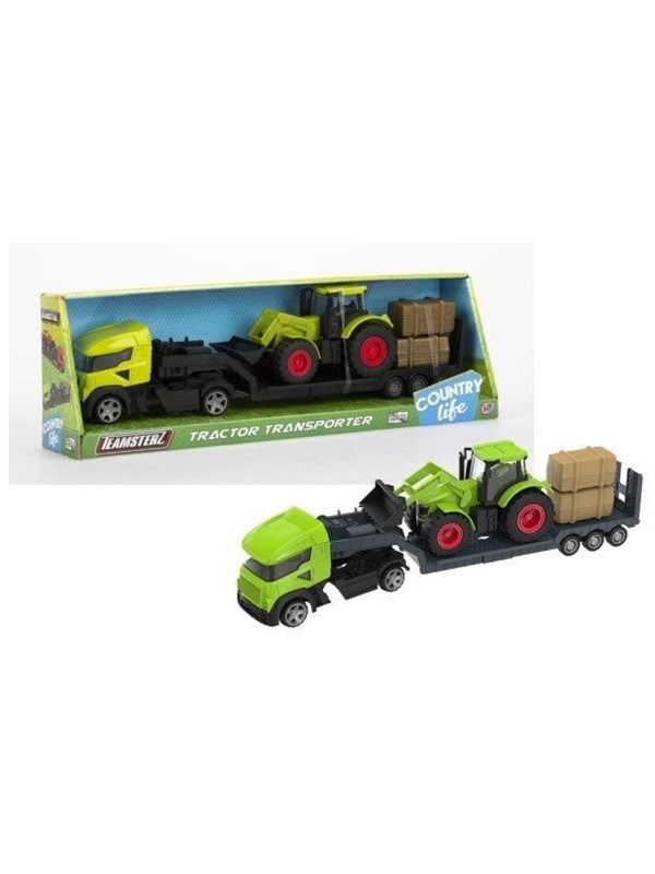 Teamsterz Country Life Die-Cast Tractor Transporter