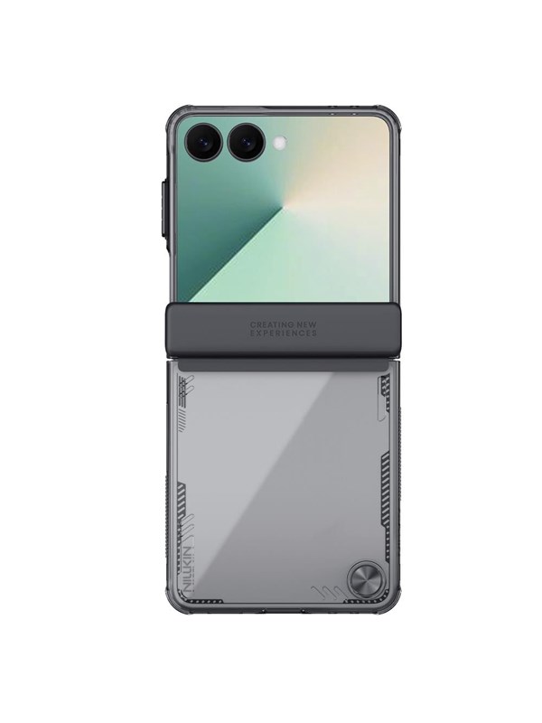 Hülle für Samsung Galaxy Z Flip7 F766, Nillkin, Iceblade, Schwarz