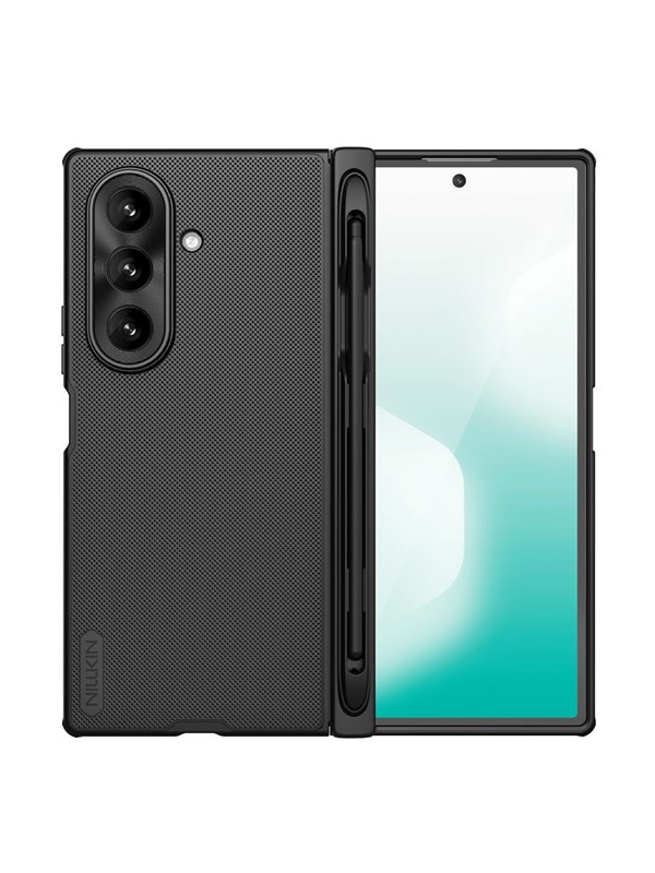 Nillkin Super Frosted Shield Fold Magnetic Case for Samsung Galaxy Z Fold 7 MagSafe Compatible with S Pen Slot - Black