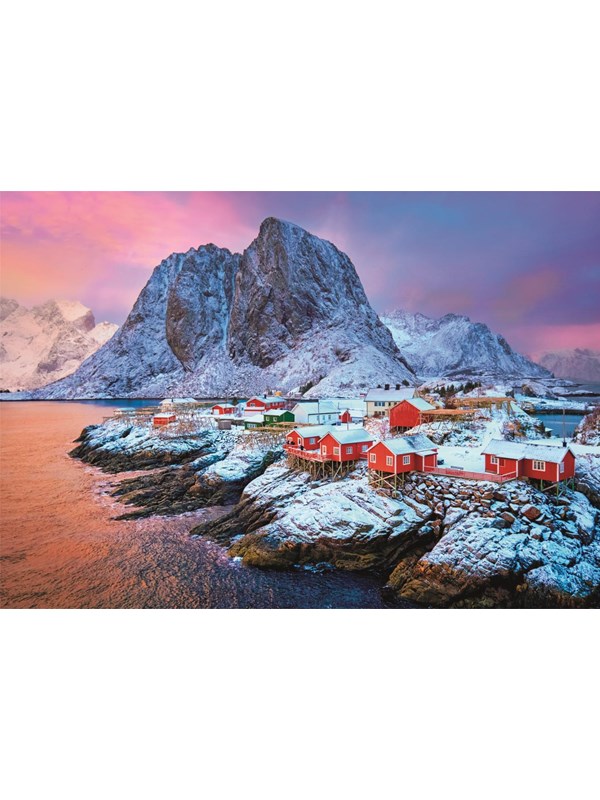 Clementoni Puslespil HQC Hamnøy Village 500 brikker Boden