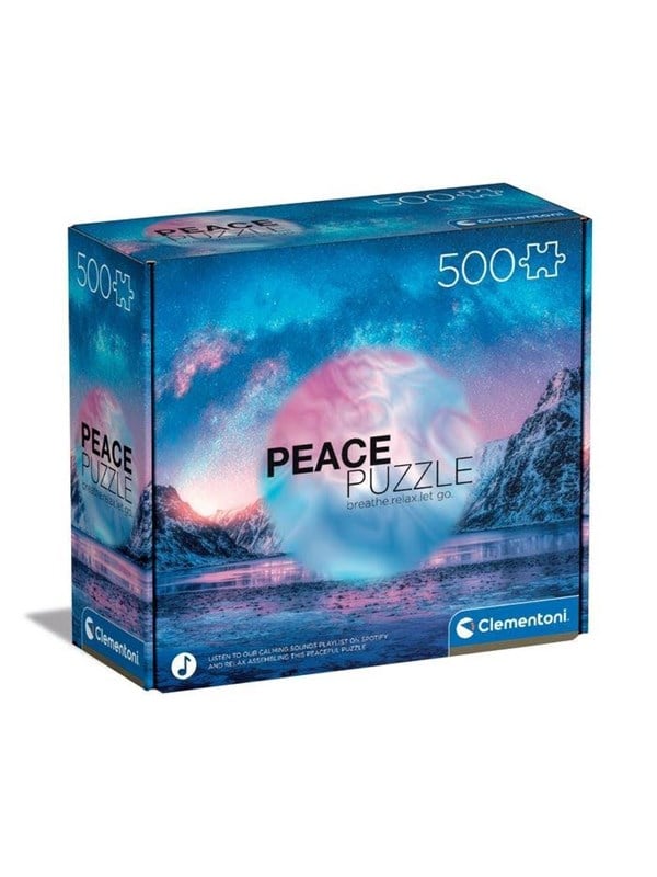 Clementoni Puzzle Peace Collection Light Blue 500 pieces 2D Puzzles
