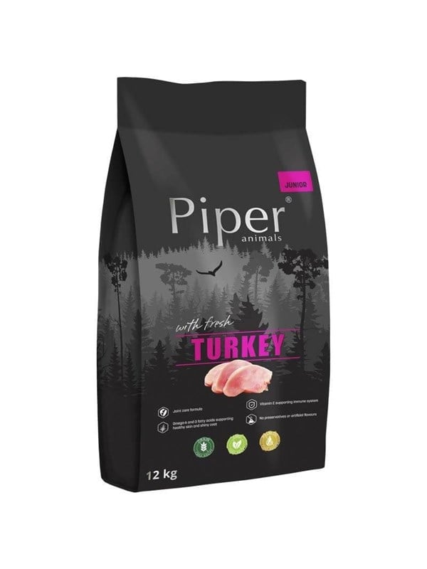 Dolina Noteci Piper Junior mit Truthahn - Trockenfutter fr Hunde - 12kg