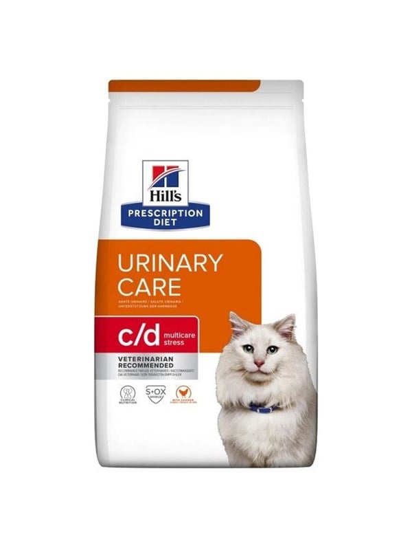 Hills PRESCRIPTION DIET Feline cd Urinary Care Multicare Stress Trockenfutter fr Katzen Huhn 3kg