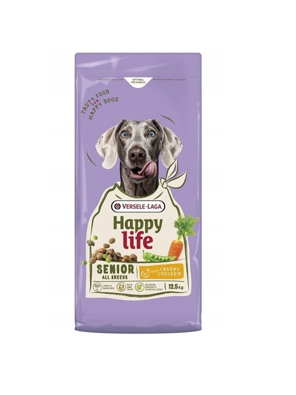 VERSELE-LAGA Happy life Senior Huhn - Trockenfutter fr Hunde - 125kg