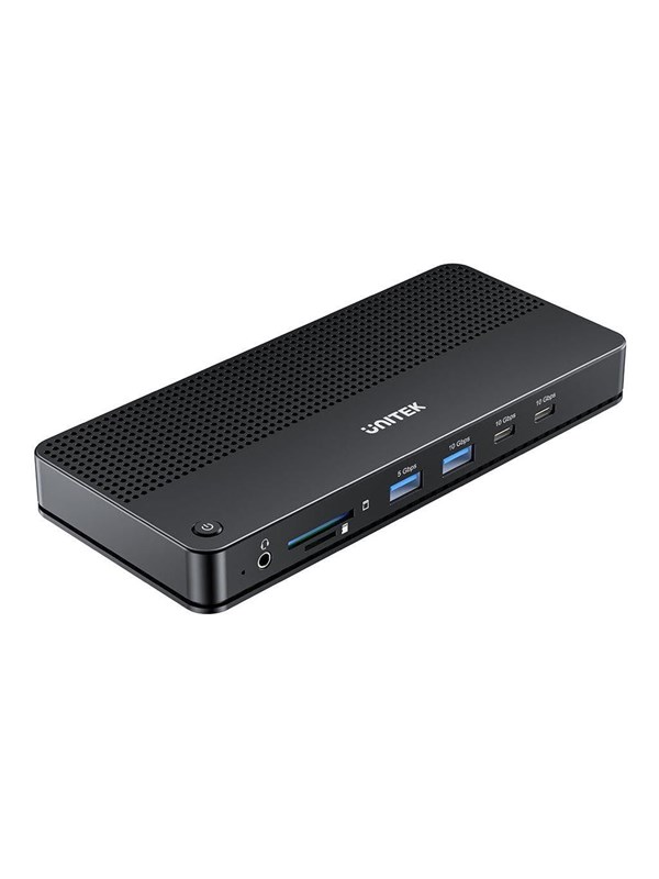 Unitek - docking station - USB-C - 2 x HDMI DP - 1GbE 25GbE