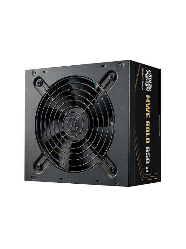 Cooler Master MWE Gold V3 ATX 31 Non-Modular Series power supply unit Netzteile - 650 Watt - 120 mm - ATX 31 - 80 Plus Gold zertifiziert