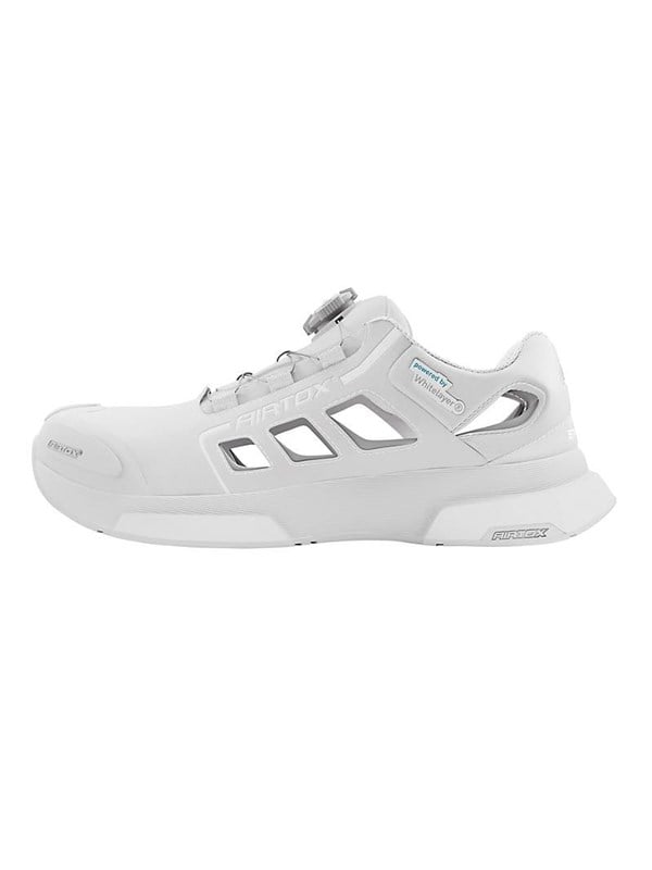 AIRTOX FW22 Sicherheitssandale PRO smart lacing Styrosoft Sohle 30  clean white - Str 46