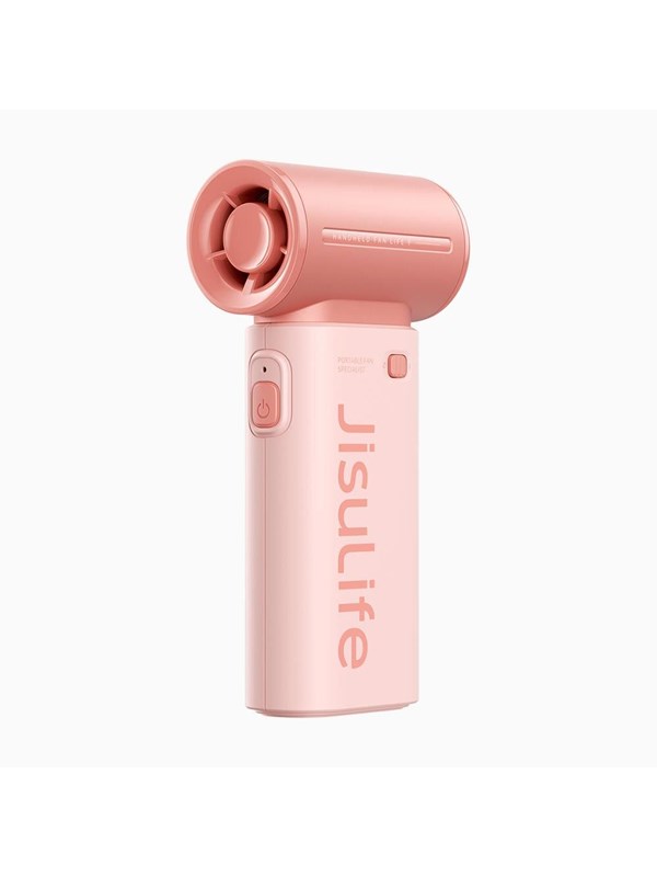 JISULIFE Hand-Turboventilator, superstarker Wind, 5 Geschwindigkeiten, lange Akkulaufzeit, 5000 mAh,