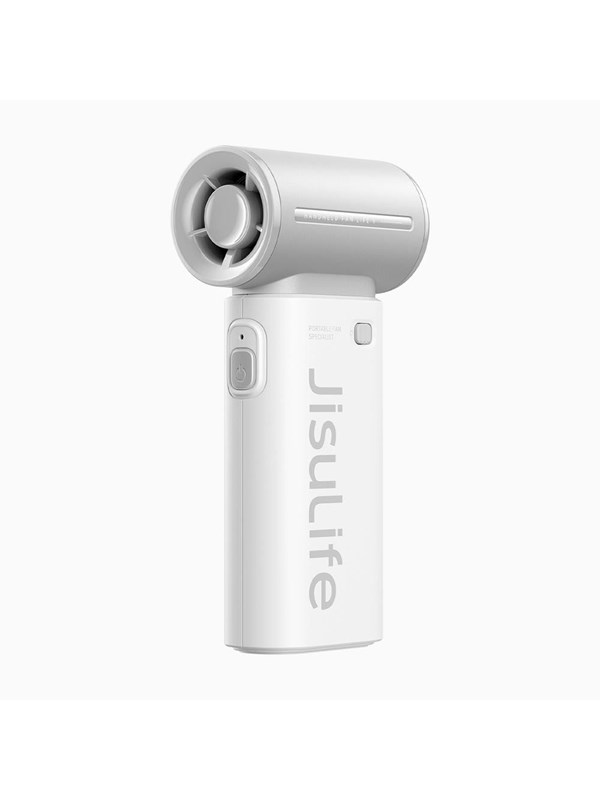 JISULIFE Hand-Turboventilator, superstarker Wind, 5 Geschwindigkeiten, lange Akkulaufzeit, 5000 mAh,