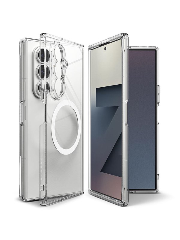 MagSafe-Hülle für Samsung Galaxy Z Fold7 F966, Ringke, Fusion, Transparent