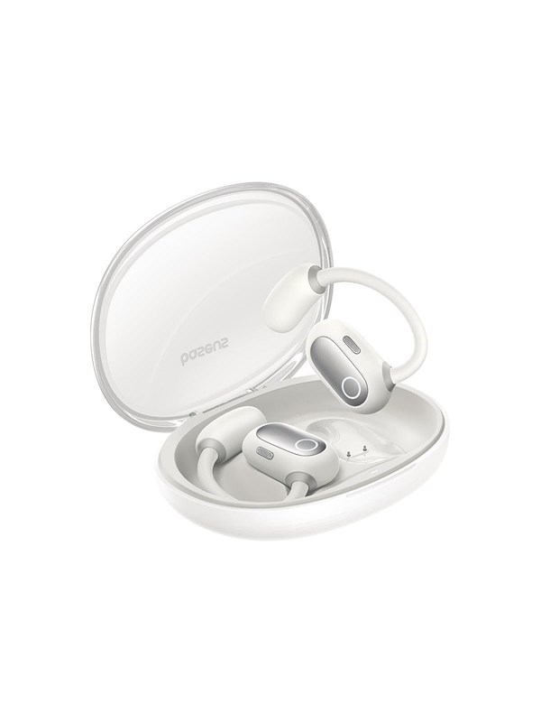 Auriculares Baseus Eli Sport 1 inalámbricos True Wireless Bluetooth 5.3 para llamadas y música con Cancelación de Ruido y protección IPX4, blanco