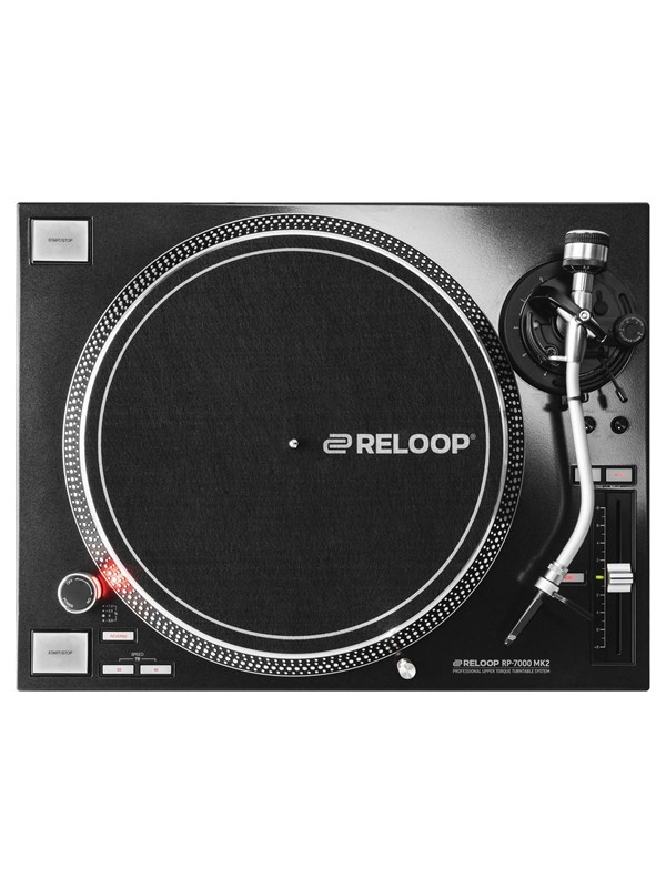 Reloop RP-7000 MK2 DJ-Plattenspieler mit Direktantrieb, schwarz