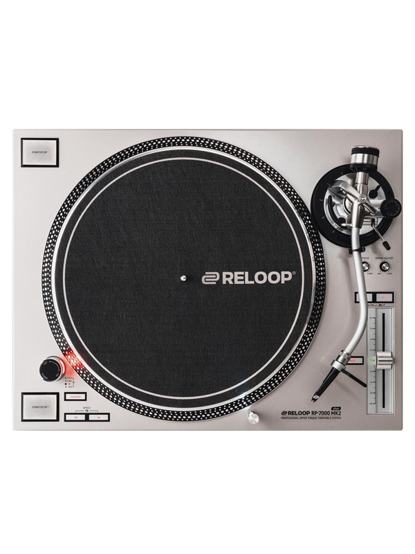 Reloop RP-7000 MK2 Silver - Dj turntable - Plattenspieler Silber