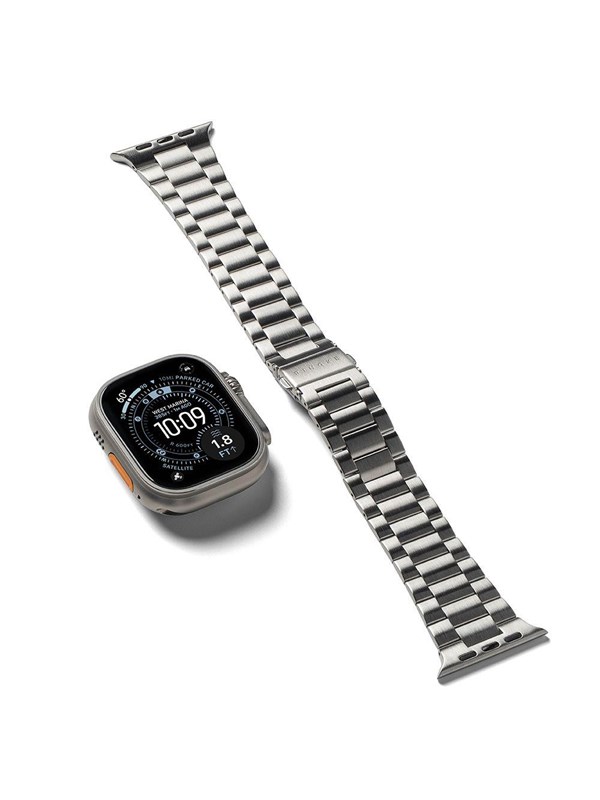 Ringke Metal One Air Armband für Apple Watch 49mm / 46mm / 45mm / 44mm Serie, Silber