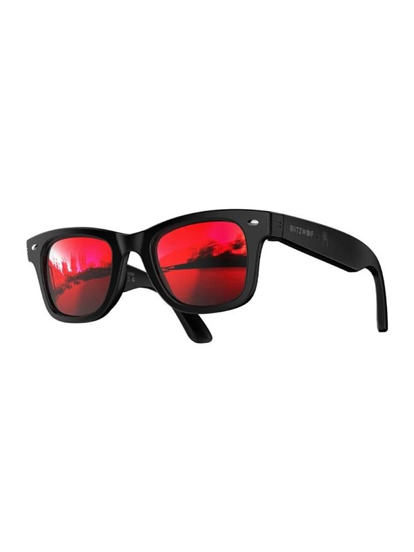 BlitzWolf BW-AG1 Smart Glasses KI Übersetzung Lautsprecher Rot