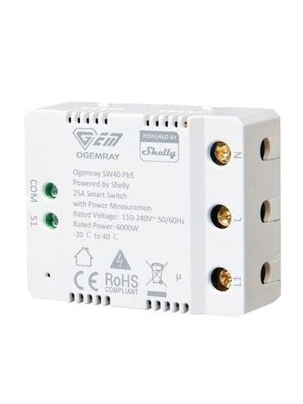 Image of Shelly Smart relay 25A - Unterstützt von