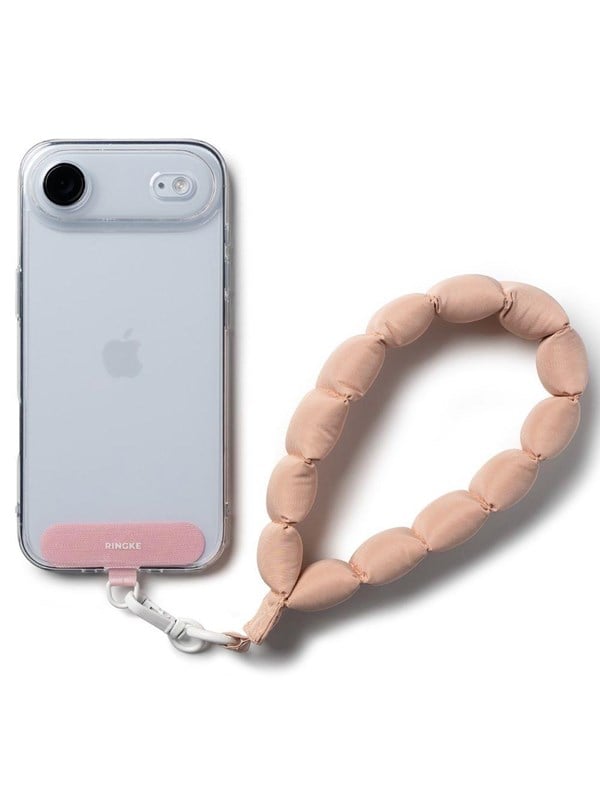 Ringke  Holder  Puffer Hand Strap Phone Lanyard - Pink